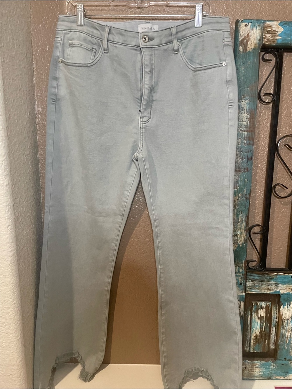 Special A Light Gray Wide Leg Jeans